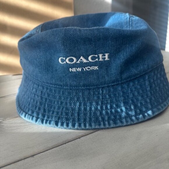 New Coach Denim Bucket Hat - Picture 5 of 5